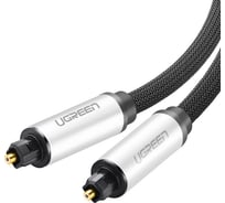 Кабель Ugreen AV108 Toslink Optical Male To Male Audio Cable, длина 3м. цвет серебристо-черный 10541_