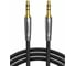 Кабель Ugreen AV150 (50356) 3.5mm Male to Male Alu Case Braid Audio Cable, длина 1,5м. цвет серебристо-серый 50356_ 1