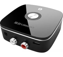 Ресивер беспроводной Ugreen CM106 Wireless Bluetooth Audio Receiver 5.1 with 3.5mm and 2RCA Adapter, цвет черный 40759_