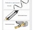 Кабель Ugreen GREEN AV119 (10599) 3.5mm Male to 3.5mm Male Straight to angle flat Cable прямой и угловой, длина 2м, цве черный 10599_ 4
