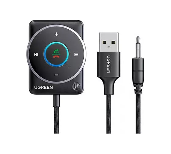 Автомобильный Bluetooth приемник Ugreen CM723 Car Bluetooth 5.3 Receiver Audio Adapter 35002_