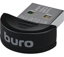 Адаптер USB BURO BU-BT21A BT2.1+EDR class 2 10м черный 341941