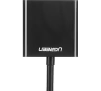Конвертер Ugreen MD113 (10459) Mini DP to VGA Converter. Цвет: черный 10459_