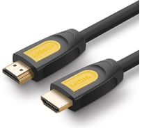 Кабель Ugreen HD101 (11106) HDMI Male To Male Round Cable. Длина: 15м. Цвет: желто-черный 11106_