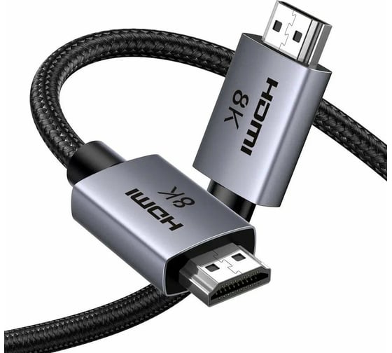 Кабель Ugreen HD171 (25907) HDMI 2.1 Male To Male 8K Cable. Длина: 0,5м. Цвет: серый 25907_