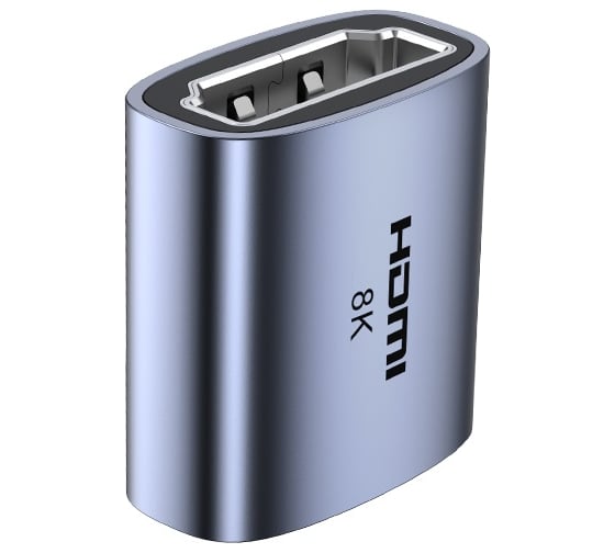 Адаптер Ugreen HD159 () HDMI Female to Female 8K Adapter For Extension. Цвет: серый 90592