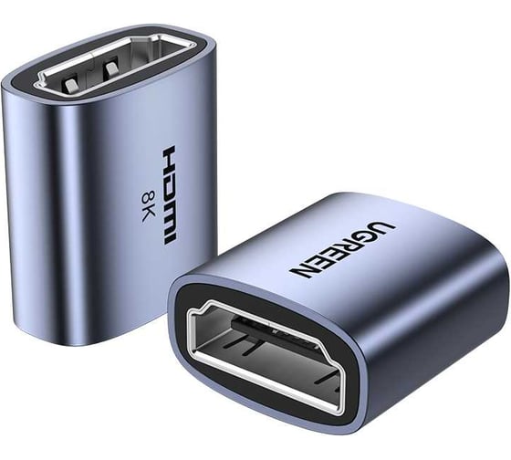 Адаптер Ugreen HD159 () HDMI Female to Female 8K Adapter For Extension. Цвет: серый 90592