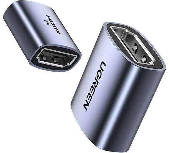 Адаптер Ugreen HD159 () HDMI Female to Female 8K Adapter For Extension. Цвет: серый 90592