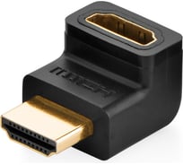 Адаптер Ugreen угловой HD112 (20110) HDMI Male To Female Angled Up Adapter (угол вверх). Цвет: черный 20110_