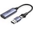 Внешняя карта видеозахвата Ugreen CM489 (40189) USB 1080P Video Capture Device. Цвет: серый 40189_ 1