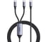 Кабель Ugreen US561 (35087) Type C 2.0 Male To Type C 2.0 Male 2-in-1 Charging и Data Cable. Длина: 1,5м. Цвет: черный 35087_ 2