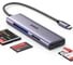 Кардридер Ugreen CM627 (15307) 4-in-1 USB-C Card Reader. Цвет: серый 15307_ 1