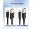 Кабель Ugreen US289 (60827) USB 2.0 A to Micro USB Cable Nickel Plating. Длина: 3м. Цвет: черный 60827_ 3