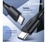Кабель Ugreen US286 () USB-C 2.0 Male To USB-C 2.0 Male 3A Data Cable. Длина: 2м. Цвет: черный 10306 3