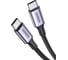 Кабель Ugreen US316 () USB-C 2.0 to USB-C 2.0 5A Data Cable. Длина 3м. Цвет: черный 90120 2
