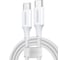 Кабель Ugreen US557 (15268) USB-C to USB-C PD Fast Charging Silicone Braided Cable. Длина: 1,5 м. Цвет: белый 15268_ 1