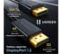 Кабель Ugreen DP102 (10245) DP Male to Male Cable. Длина 1,5 м. Цвет: черный 10245_ 2