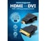 Переходник Retic штекер HDMI, гнездо DVI-I AT9155 2