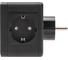 Двойник электрический REXANT Куб 16А с заземлением + 2хUSB-A 2,4А + USB Type-C 3А с ночной подсветкой, черный 11-1252 5