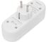 Двойник электрический линейный REXANT 16А с заземлением + 2 USB-порта, 2,4 А, белый 11-1090 3