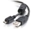 Кабель Retic USB 2.0 OTG для смартфона, штекер микро-USB, штекер USB-A OTG, с ферритом чёрный 0,8 м AT9174 1