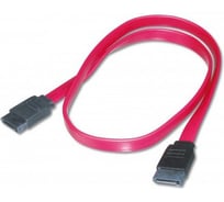 Кабель Retic SATA 2.0 для жёстких дисков и SSD красный 0,5 м AT3797