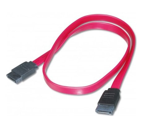 Кабель Retic SATA 2.0 для жёстких дисков и SSD красный 0,5 м AT3797