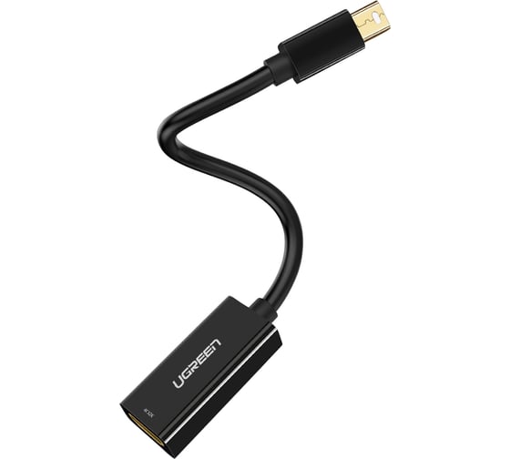 Адаптер Ugreen MD112 Mini DP to HDMI, цвет черный 10461