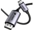 Кабель Ugreen CM556 Type-C — DP 1.4, 8K, 2м, цвет черный 25158 3