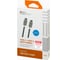 Кабель Interstep, TypeC-TypeC E-mark Chip USB2.0 Silver нейлон 1,0м,М-М 77031 2