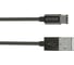 Кабель TypeC-USB A USB3.0 Interstep нейлон Черный, длина 0,2м, B210, 67437 1