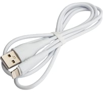 USB-кабель BOROFONE, AM-8pin Lightning 1 метр, 2A, ПВХ, белый 23752-BX18iW1