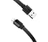 USB-кабель BOROFONE, AM-8pin Lightning 1.2 метра, 2.4A, ТПЭ, чёрный 23752-BU8iBK 1