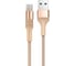 USB-кабель BOROFONE, AM-microBM 1 метр, 2.4A, тканый, золотой 23752-BX21mGL 1
