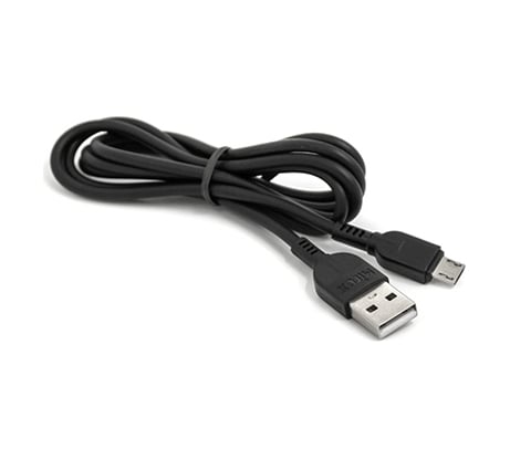 Кабель Mirex, USB 2.0 AM-microBM 1 метр, 2.4A, чёрный, в коробке 13700-008M2BK