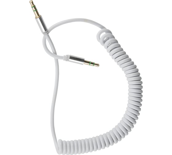 Aux-кабель Red Line Spiral, белый УТ000015712