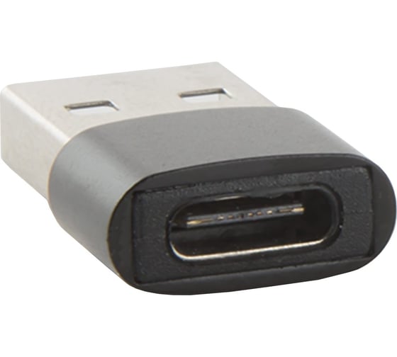 Адаптер-переходник Red Line Type-C-USB черный УТ000014088