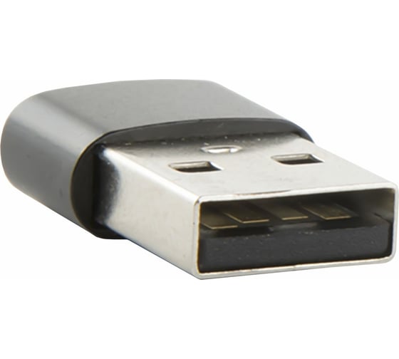 Адаптер-переходник Red Line Type-C-USB черный УТ000014088