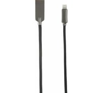Дата-кабель Red Line LX13 Zync alloy USB - Lightning, черный УТ000014185