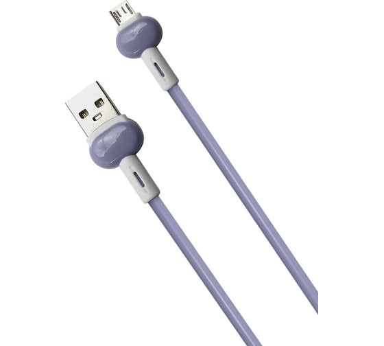 Дата-кабель Red Line Candy USB - Micro USB, фиолетовый УТ000021987 1
