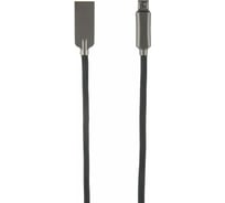 Дата-кабель Red Line LX13 Zync alloy USB - Micro USB, черный УТ000014186