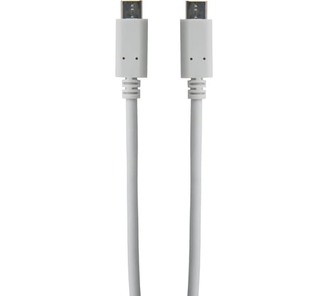 Дата-кабель Red Line Power Delivery, Type-C - Type-C, белый УТ000015785