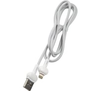 Дата-кабель Red Line Candy USB - Lightning, белый УТ000021988