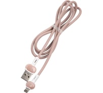 Дата-кабель Red Line Candy USB - Lightning, розовый УТ000021991