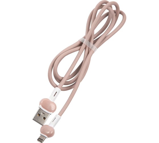 Дата-кабель Red Line Candy USB - Lightning, розовый УТ000021991