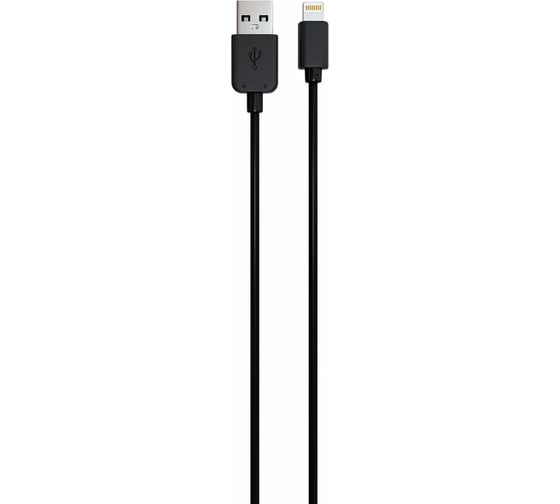 Дата-кабель Red Line USB – 8 – pin для Apple 2 метра, черный УТ000009514