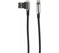 Дата-кабель Red Line Loop USB - Lightning, черный УТ000016349