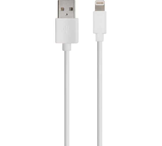 Дата-кабель Red Line USB - 8-pin для Apple, 1.5A, 20 см, белый УТ000020231 1