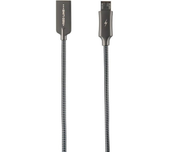 Дата-кабель Red Line Flex USB - Micro USB, черный УТ000015520