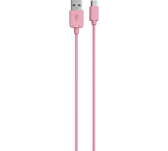 Дата-кабель Red Line USB - micro USB, розовый УТ000009489 1